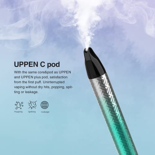 Vape Pens UPPEN Mini Vape Starter kit, NoButton Design, LaserEngraved