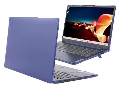 Image of mCover Case Compatible ONLY for 2022-2024 15" Lenovo IdeaPad Slim 3 | 3i 15ABR8 / 15AMN8 / 15IAH8 / 15IAN8 / 15IRH8 / 15IRU8 Windows Computers (NOT Fitting Any Other Lenovo Models)- Blue