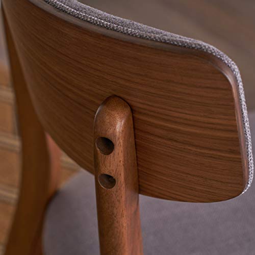 Christopher Knight Home 303365 Abrielle Mid-Century Modern Fabric Dining Chairs thumb #4