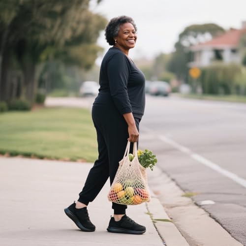 STQ Wide Toe Box Shoes Women, Hook and Loop Orthopedic Walking Shoe for Seniors, Bunions, Plantar Fasciitis, Hammertoes, Swollen Feet2