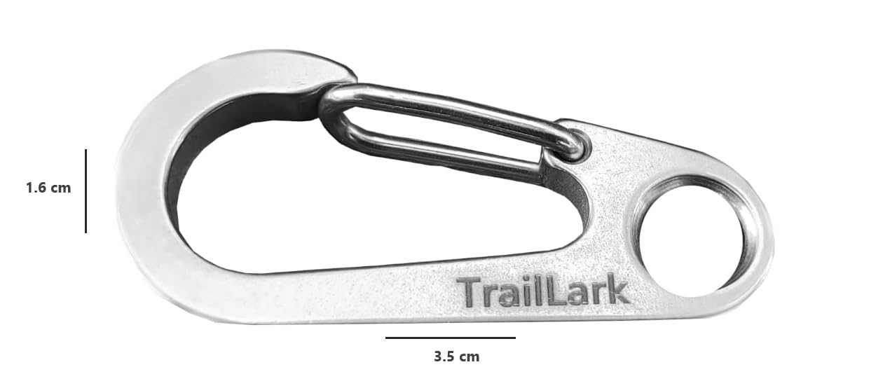 TrailLark Mini Titanium Carabiner