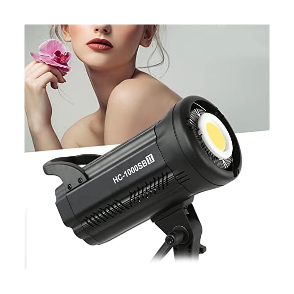 Goshyda LED-Videoleuchte, HC-1000SB II Fotografie LED-Videoleuchte, 5600 K CRI95+ TLCI95+, Live-Boardcast-Fülllicht, für… – Bild 8