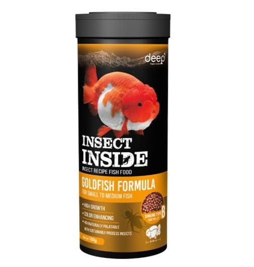 Image of Deep Goldfish Food | 100 g, Micro Sinking Pellets | High Growth & Colour Enhancing | Insect (Cricket) Protein Formula