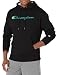 Produktbild Champion Herren Powerblend Hoodie Hemd, Schwarz - Script Graphic, M