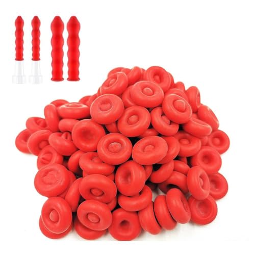  100Pcs Caulk Rosso Risparmio Sealer Saver Open Caulking Tubo Per Sigillatura Strumento Conservazione Eropper Latex E Guaina