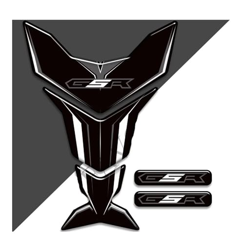 Stickers Réservoir Traction Pads GSR 600 Évite les Glissements au Freinage Noir