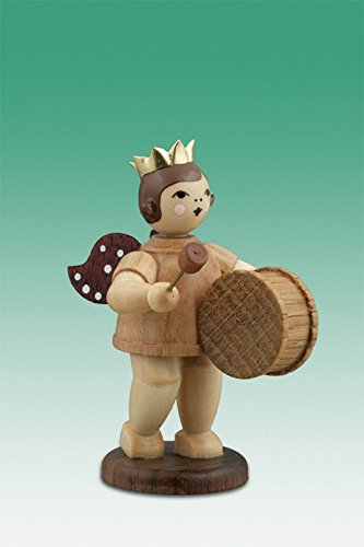 Ange musicien en bois souvenir de Noël authentique et poétique