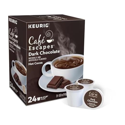Café Escapes Dark Chocolate Cocoa K-Cups