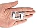 Aimoll 1x Replacement for LT Letter Plastic Emblem, 3D Badge Chevrolet Cruze Silverado (Chrome)