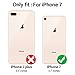 Secfanya Square Case Compatible iPhone 7 iPhone 8 Case Pink Lips in Bullet Luxury Elegant Soft Shock Protection Case Cover Compatible iPhone 7/8 4.7 Inch
