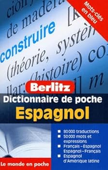 Paperback Dictionnaire De Poche Espagnol Francai-espagnol Esp-fr Berlitz (French and Spanish Edition) [French] Book