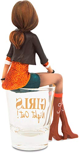Hiccup Girls Night Out 2-1/2-Inch Girl in Shot Glass, 5-3/4-Inch Tall with Figurine,