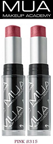 MUA INTENSE COLOR MOISTURE BALM #315 PINK MUA Make Up Academy (SET OF 2 NEW/SEALED TUBES)