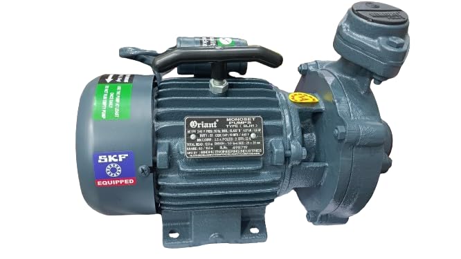 Bindhu Oriant Centrifugal Monoblock Water Pump (0.5 Hp) Upto 50 Feet(15 Meters) Head 25 Feet(7.5 Meters) Suction and 25 Feet(7.5 Meters) Delivery Pipe Size 1 X 1 Best Suited for Home use(Low Head) (B0D849G45D) Amazon Price History, Amazon Price Tracker