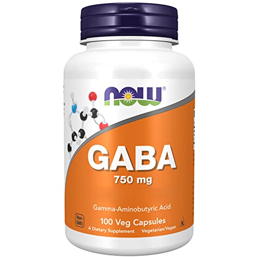 Integratori di GABA: a cosa servono, i migliori prodotti sul mercato 1 Now Foods, GABA (Acido Gamma-Aminobutirrico), 750...