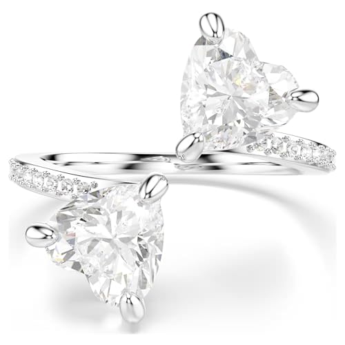 Bague en argent Swarovski anti-ternissement pour femme éclat durable taille 10 tendance