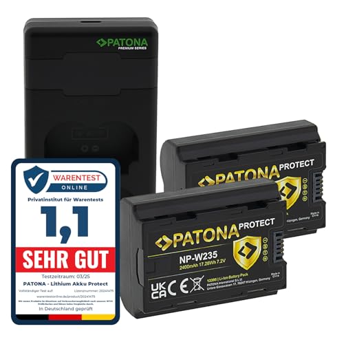SMALLRIG NP-W235 Batteria 2400mAh per Fujifilm X-T5 / X-T4 / GFX 100S