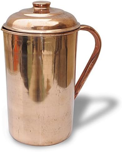 Parijat Handicraft Pure Copper Jug Copper Pitcher