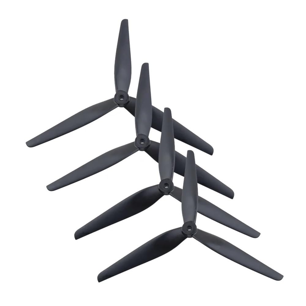 ddHaKX 4 Pack 10X4.5X3 10 Inch Three-Blade Polycarbonate Propeller (2CW+2CCW) For FPV RC Drone