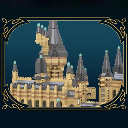 Image of SKY LINE OCEAN || Architecture Fantasy Castle Micro Building Blocks Set || 2929 Pcs || Miniature Model Kit for Adults & Teens [Ages 14+] || 6 Months Structural Warranty