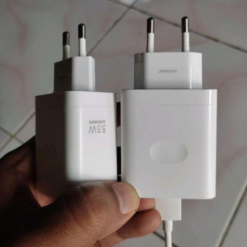 Image of 33W Adapter and USB Type C Cable for Oppos A16K |F19s|Reno 6 Z |A58x |A36 |A54s (Adapter & Cable) (83S000598)