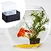 MYCENSE Auto Fish Food Dispenser Supplies for Circular Tank Stable Easy Installation Gifts with Timer Auto Fish Feeder Accessory, 240 ml