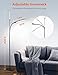 TaoTronics LED Floor Lamp, 4 Brightness Levels & 4 Colors Dimmable Floor Lamp Modern Standing Light Adjustable Gooseneck Task Lighting for Reading Living Room Bedroom Office Piano