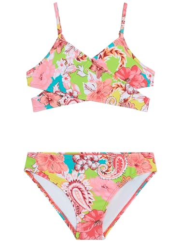 Image of Kanu Surf Girls' Coral Reef Beach Sport Wrap Around Bikini 2-piece Swimsuit