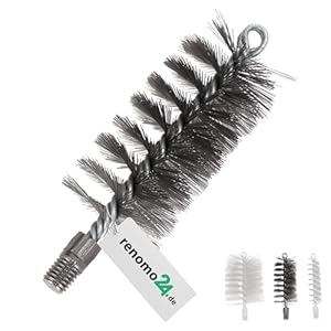 Renomo24 M12 Ofenrohrbürste Stahldraht 50mm
