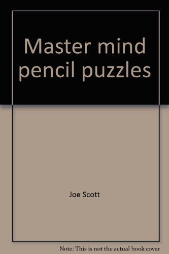 Master mind pencil puzzles 0448160803 Book Cover