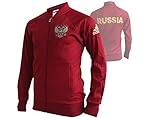 adidas Men's Russia Soccer Anthem Jacket - Burgundy (XS)