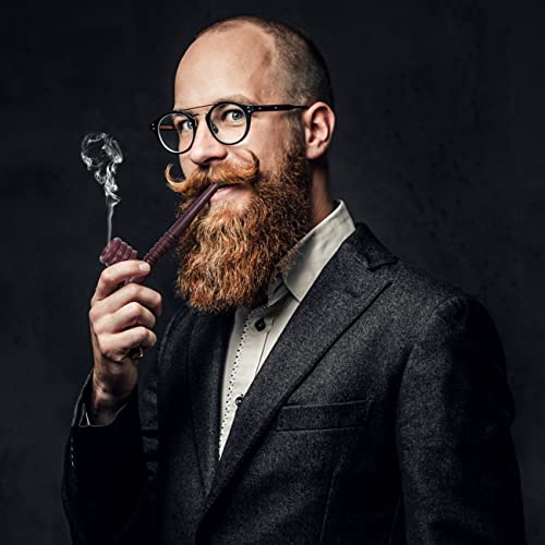 Image of ROYAL SWAG Classic Smoking Pipe Wooden | Vintage Tobacco Pipe Smoking Pipe (6 Inch) With Removable Pipe Give It The Unique Touch Of Smoke Durable Hard Wood Material Handmade Retro Sailor Pipe