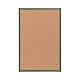 Bi-Office Kork Pinnwand, Korktafel mit Grünem MDF Rahmen, 60 x 40 cm