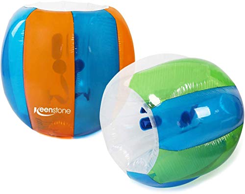 Two Bumper Balls Inflatable Bumper Ball Soccer Ball Dia Giant Human Hamster Knockerball 1.2M/4ft Body Zorb Ball for Adults & Teens Outdoor Team Gaming Play