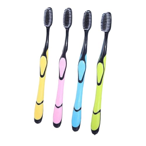 Reisenzahnbürste - Weiche Borstenzahnbürste | Ergonomische Handelkohlezahnbürste | 1pcs Zähneflecken Zahnbürste für Zuhause, Reisen, Übernachtungscamping, Schulwohnheim – Bild 6