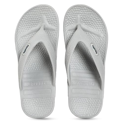 Image of Aqualite AL-1255 Slippers for Men with Comfotable Sole Slip-On Flat Flip Flops, Sliders, Chappal & Comfortable Slipper for Men