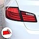 Tönungsfolie Auto,Scheinwerfer Folie,Auto Tönungsfolie Glänzend,Auto Folie Rote Glanz,Klebefolie,Selbstklebende Transparent Autofolie für Rücklichter,Nebelscheinwerfer,Rückleuchten (Rot,120x30cm)