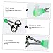 ibasenice Fishing Bells Set 12pcs Fishing Rod Bells Swivel Clips Dual Alert Noise Alarm