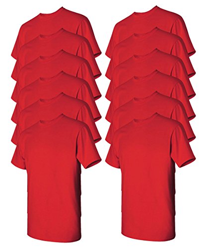 Heavy Cotton Tee t-shirt homme rouge taille M pour s'habiller simple