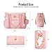 GOBABYMART Large Diaper Bag Tote, Maternity Bag, Travel diaper tote, Multifunction baby bag, Baby Nappy Bags, Messenger bag (Medium - Pink Flowers)