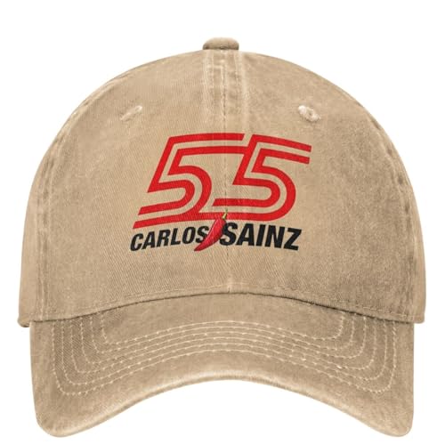 Gorra de béisbol clásica Carlos Sainz 55 Wash, Top Racer, Elegantes Sombreros de Hip-Hop, Verano, Mujer, Hombre, Al Aire Libre, Fresco del Sol