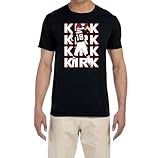 Black Atlanta Kirk Cousins Text Pic T-Shirt Adult Large