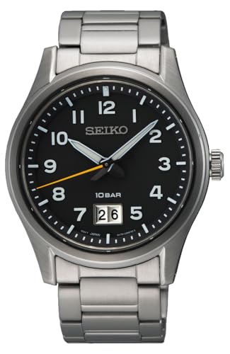Seiko Reloj Analógico para Hombres de Cuarzo con Correa en Acero Inoxidable SUR569P1