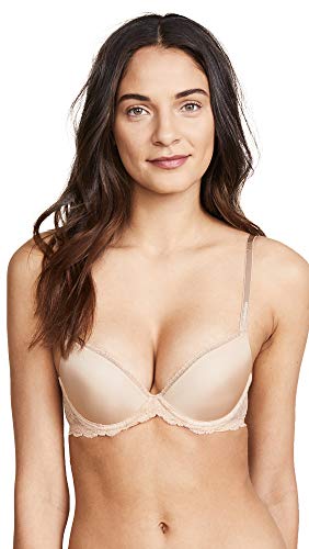 Calvin Klein Women's Seductive Comfort Lift Demi Multiway Bra, Bare, 36DD - image 1