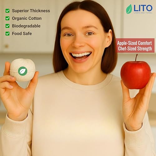 Image of LITO LINEN AND TOWEL 100% Cotton Twine Macrame Thread | Natural Cotton String for Cooking, Baking, Wrapping, Crafts, DIY Garden Decor & Gift Packaging (Natural, 11PLY- 200 FEET- Pack of 5)