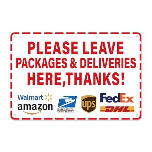 Paket Lieferung Schild 02