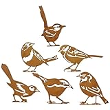 Charming Fence Top Decor: The bird statue acts as a charming addition to fences and yards, blending artistic accents with functionality as a multifunctional decoration, enabling homeowners to display their personal home style while enhancing curb appeal in garden or pathway arrangements effortlessly