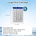 Casuenia 16 Pack Large Filter Cartridges for Tetra Whisper Bio-Bag Filters, Aquarium Replacement Filter Cartridges for Whisper 20i/40i, IQ20/30/45/60, PF20/30/40/60 and Repto Filter