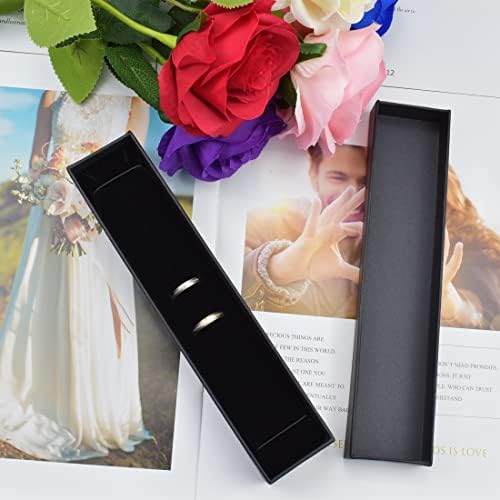 Syolee Necklace Gift Box Bracelet Pendant Box Jewelry Presentation Organizer 22.5cm x 5cm x 3cm