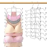👒【360-GRAD-DREHHAKEN】Der Bügel hat einen PVC-beschichteten Gummikopf, um Ihre Kleidung vor Faltenbildung und Herunterfallen zu schützen. Dieser drehbare Kleiderbügelhaken, flexible und bequeme Aufhängung, mit dem drehbaren Haken können Sie den Kleiderbügel mühelos drehen, um die gewünschte Kleidung leicht zu erreichen.